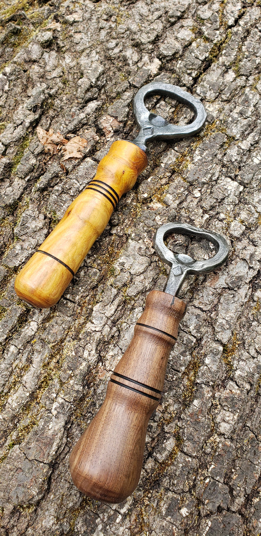 Bottle Opener with Wood Handle